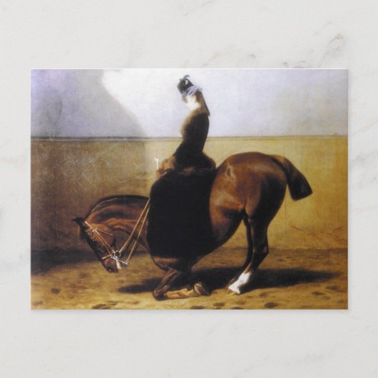 Keizerin Elisabeth rijdend paard sidesaddle #027SS Briefkaart (Voorkant)