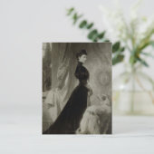 Keizerin Elisabeth - Sissi met hond #022H Briefkaart (Staand voorkant)