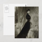 Keizerin Elisabeth - Sissi met hond #022H Briefkaart (Voorkant / Achterkant)