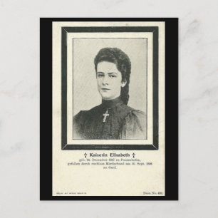 Keizerin Elisabeth - Sissi - MOORD #034h Briefkaart