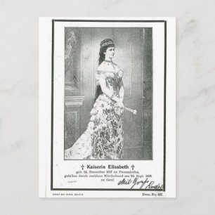 Keizerin Elisabeth - Sissi-moordkaart #023H Briefkaart