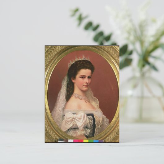 Keizerin Elisabeth van Beieren in het Hongaars Briefkaart (Staand voorkant)
