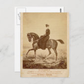 Keizerin Elisabeth van het berijden van Oostenrijk Briefkaart (Voorkant / Achterkant)