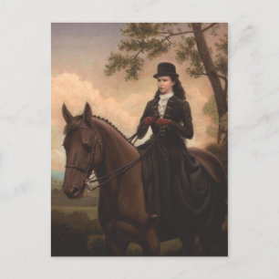 Keizerin Elisabeth van Oostenrijk rijpaard #025SS Briefkaart