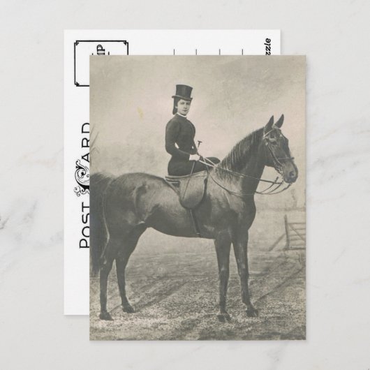 Keizerin Elisabeth van Oostenrijk sidesaddle Brief Briefkaart (Voorkant / Achterkant)