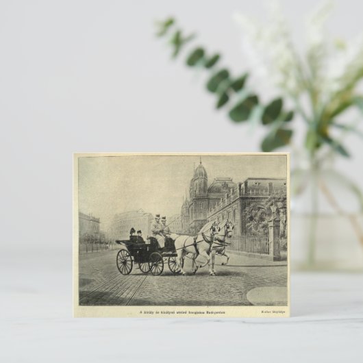 Keizerin Elisabeth van Oostenrijk - Sissi, Boedape Briefkaart (Staand voorkant)