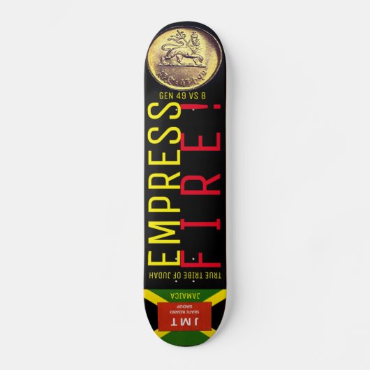 KEIZERIN  FIRE Skateboard (Voorkant)