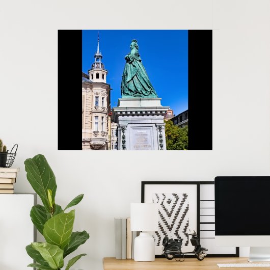 Keizerin Maria Theresia standbeeld Poster (Thuiskantoor)