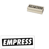 Keizerin Menen Jah Rastafari Houten Kunst Stempel (Gestempeld)