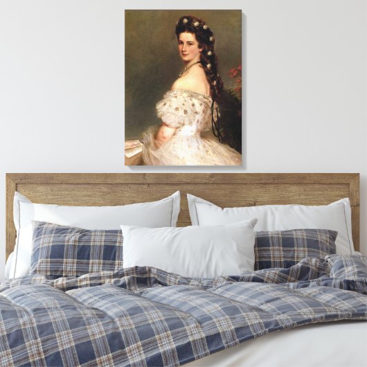 Keizerin Sisi Canvas Afdruk (Insitu (Slaapkamer))