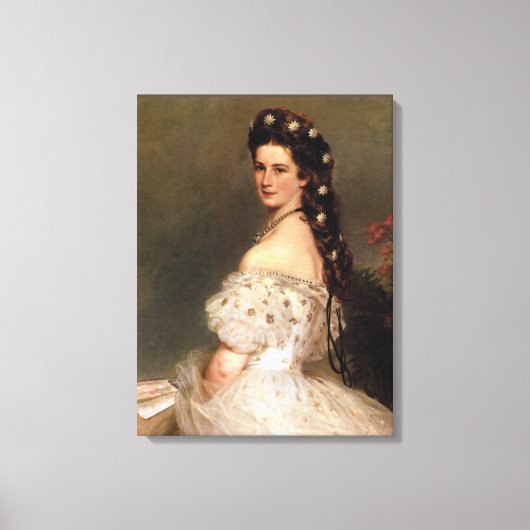 Keizerin Sisi Canvas Afdruk (Voorkant)