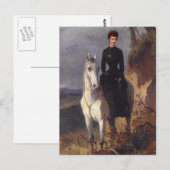Keizerin Sissi rijpaard sidesaddle #026SS Briefkaart (Voorkant / Achterkant)