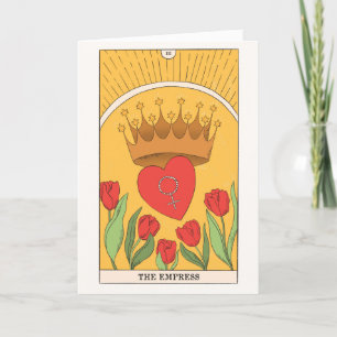 Keizerin tarotkaart Grote Arcana vrouwelijke energ Feestdagen Kaart