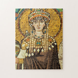 Keizerin Theodora Byzantijnse mozaïek icoon Legpuzzel