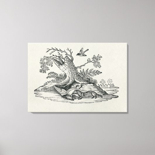 Keizerin uit de geschiedenis van Quadrupeds Canvas Afdruk (Voorkant)