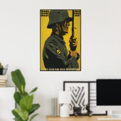 Keizerlijk Duits WWI-propagandaposter Beiers Poster (Thuiskantoor)
