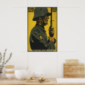 Keizerlijk Duits WWI-propagandaposter Beiers Poster (Keuken)