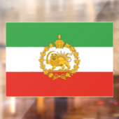 Keizerlijk embleem van de Pahlavi-dynastie Iran Raamsticker (Vel 2)