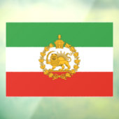 Keizerlijk embleem van de Pahlavi-dynastie Iran Raamsticker (Vel 3)