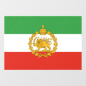 Keizerlijk embleem van de Pahlavi-dynastie Iran Raamsticker (Vel)