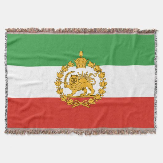 Keizerlijk_embleem_van_de_Pahlavi-dynastieThrow De Deken (Voorkant)