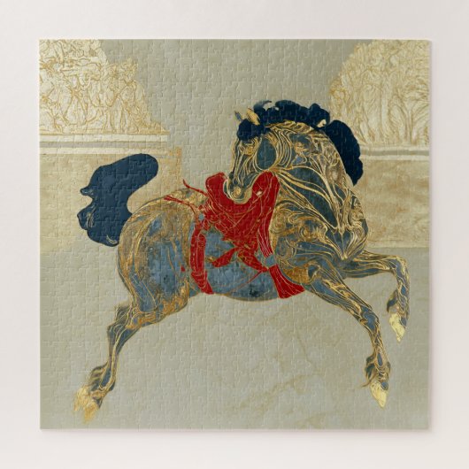 Keizerlijk Gouden Paard Legpuzzel (Verticaal)