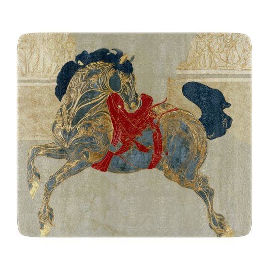 Keizerlijk Gouden Paard Snijplank (Voorkant)