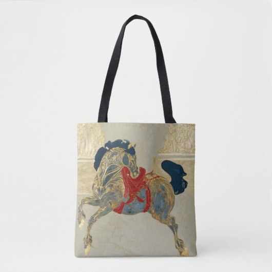 Keizerlijk Gouden Paard Tote Bag (Voorkant)