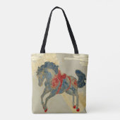 Keizerlijk Gouden Paard Tote Bag (Achterkant)