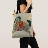 Keizerlijk Gouden Paard Tote Bag (Dichtbij)