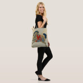 Keizerlijk Gouden Paard Tote Bag (Op model)