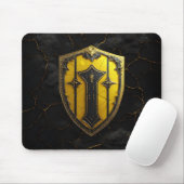 Keizerlijk Gouden Zon Bewaking Gaming Muismat (Met muis)