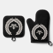Keizerlijk ovenwant & pannenlap set (Voorkant)