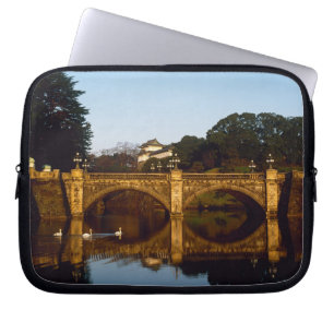 Keizerlijk Paleis, Nijubashibrug, Tokio, Japan Laptop Sleeve