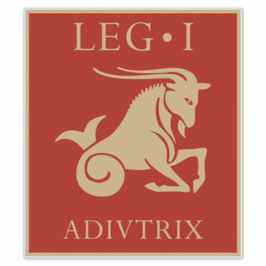 Keizerlijk Romeins leger - Legio I Adiutrix Sticker (Voorkant)