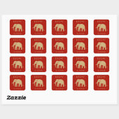 Keizerlijk Romeins leger - Legio V Alaudae Vierkante Sticker (Vel)