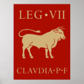 Keizerlijk Romeins leger - Legio VII Claudia Poster (Voorkant)