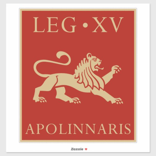 Keizerlijk Romeins leger - Legio XV Apollinaris Sticker (Vel)