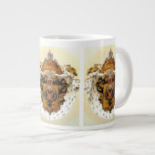 Keizerlijk Rusland mindere wapenschild Grote Koffiekop (Voorkant rechts)