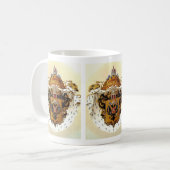 Keizerlijk Rusland mindere wapenschild Koffiemok (Voorkant links)