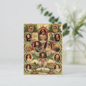 Keizerlijk Rusland, tsaren, tsaren, tsaar Nicolas Briefkaart (Staand voorkant)