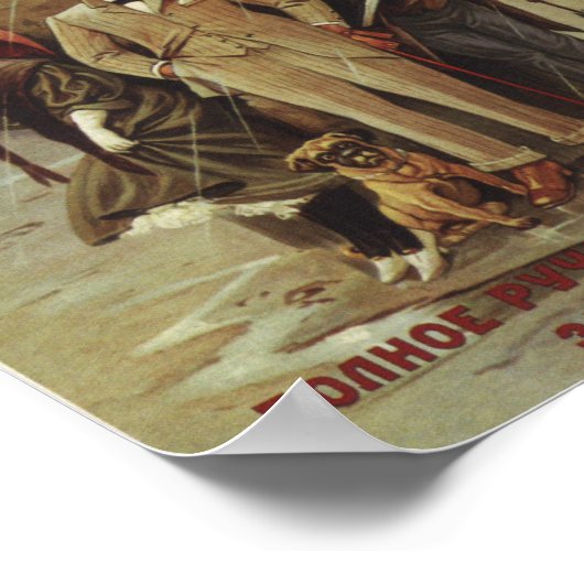  keizerlijk Russisch Poster voor reclame (Hoek)