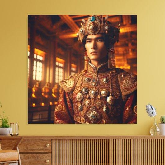 keizerlijke eerbied canvas afdruk (Insitu (Woonkamer))