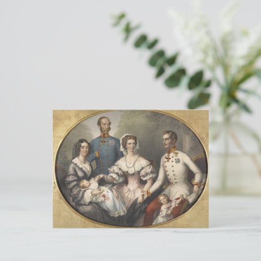 Keizerlijke familie Oostenrijk, keizerin Sissi 185 Briefkaart (Staand voorkant)