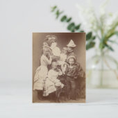 Keizerlijke familie van Pruisen 1874 Briefkaart (Staand voorkant)
