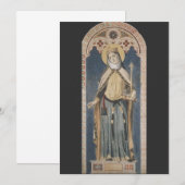Keizerlijke genade kunst Heilige Adelheid van Ital Bedankkaart (Voorkant / Achterkant)