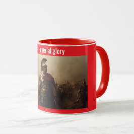 Keizerlijke glorie van Caesar rood Mok