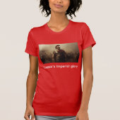 Keizerlijke glorie van Caesar rood T-shirt (Voorkant)