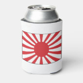 Keizerlijke Japanse vlag Blikjeskoeler (Blikje Achterkant)