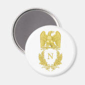 Keizerlijke Napoleon I Eagle Embleem Magnet (Voorkant / Achterkant)